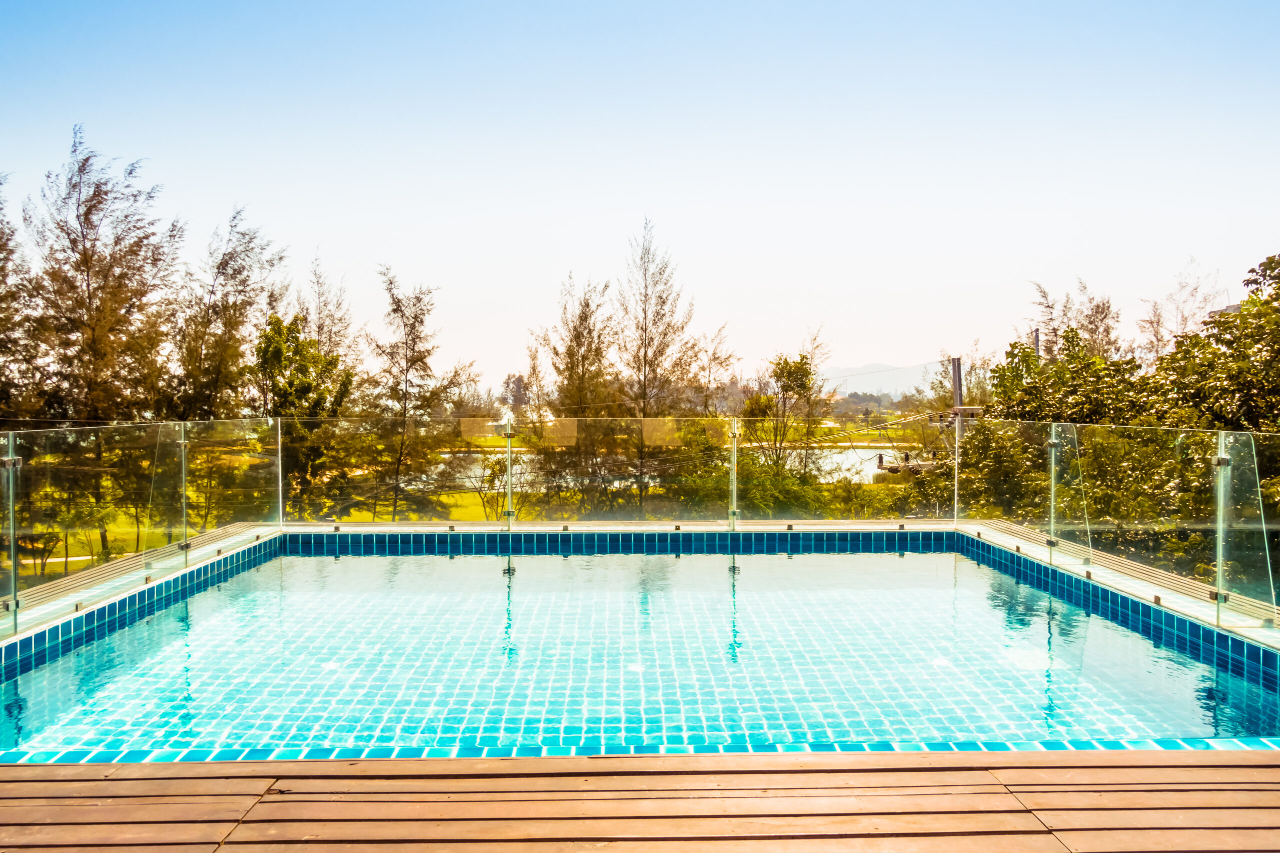 Swimming Pool Glass